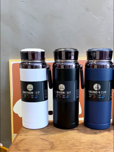 SG 800ML Temperature Insulated Thermos Stainless Steel Flask With Strainer Thermal Coffee Water Bottle Hot And Cold R3430