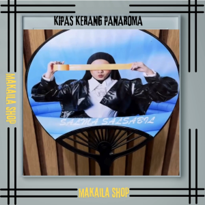 KIPAS KERANG PAUL NABILA RONY SALMA | PANAROMA | HADIAH | SOUVENIR | CUSTOM