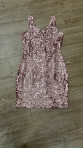 Đầm dự tiệc MANER lấp lánh MS 324 của Mỹ