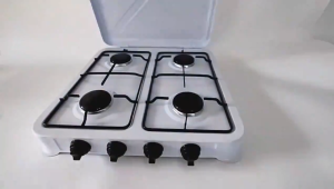 Gas Stove Double Burner Portable Gas Stove With Cover 2 4 Burner Stove Complete Set Built Gas Heavy Duty Cooktop Stove