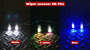 Sub Zero Wiper Snoozer Washer Nozzle with light for Cars 12V