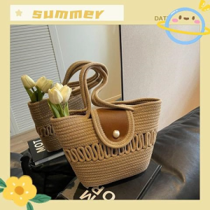 PiShops   สินค้าใหม่ มาแรง กระเป๋าแฟชั่นแบบถัก ดีเทลสวยเกินต้านมาก ขนาดใบใหญ่ใส่ของได้เยอะ ดีเทลแต่งไข่มุกเพิ่มความหวานไปอี๊ก จัดเลยยย