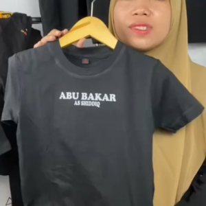 Kaos Anak Laki-laki Muslim Usia 1-12 Tahun Gambar Tema Muslim Sahabat Nabi