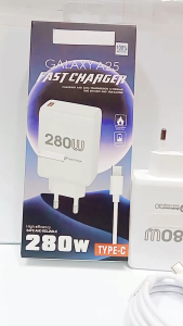 Casan HP For SMSNG GALAXY A25 Fast Charger 280w Batok + Kabel USB Support Fast Charging