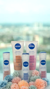 NIVEA Body Serum Extra Bright Premium Fragrance Velvet Romance 180ml - Handbody untuk mencerahkan dan melembabkan kulit