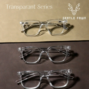 Gentle Fawn Kacamata Anti Radiasi Blueray Sinar Biru Transparant Series Bahan Tr90 Kuat Ringan Fashion Trendy Pria Wanita Kekinian