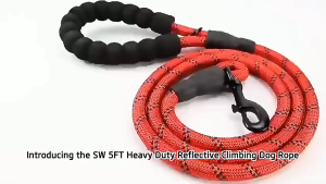 Tali Anjing Besar Reflektif | Reflective Rope Leash Dog Cat Glow in the Dark