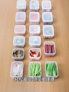Multipurpose Mini Container Set Baby Food Snacks Fruits Portable Lunch Box Fridge Storage Organizer