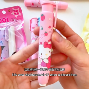 Sanrio Eraser Cute Kuromi Cinnamoroll My Melody Student School Office Stationery Office Correction Tape Cute Cartoon