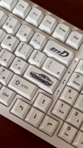 🇸🇬 AE86 Initial D Trueno Keycap PBT Dye-sub Cherry Profile Minimalist for Gaming Mechanical Keyboard