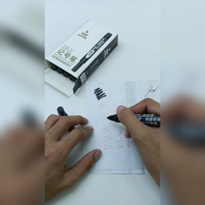 Magic Kids Waterproof Quick-Dry Permanent Marker Pen Set - 3 Pack Assorted Colors for Kids Art Projects