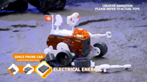 Byjarda Green Energy Space Rover Vehicle STEM Solar Robot Kit (TK0201) Science Engineering Toys DIY