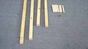 เสื้อผ้า ราวแขวนหมวกที่แขวนกระเป๋าราวไม้ราวแขวน สามขา ผ้าตั้งพื้นที่แขวนหมวกไม้สนธรรมชาติ ราวแขวนผ้า