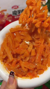 ขนมบุก ปรุงรสหม่าล่า เคี้ยวกรุบ อร่อยชาลิ้น ขนมทานเล่นหม่าล่า ขนมเส้น เจ พร้อมทาน