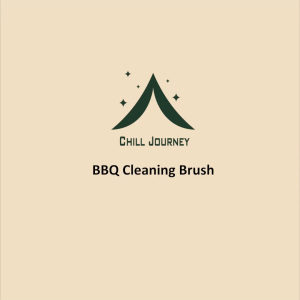 Chill Journey BBQ Cleaning Brush | Multifunction Grill Scrubber with Sponge Brush and Steel Brush
