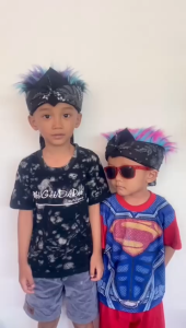 Topi Ikat Blangkon Udeng Rambut untu anak dengan 4 varian warna
