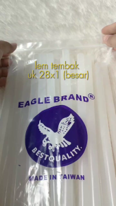 [siap kirim] lem tembak glue gun besar 36 kecil 122 / 1 pack 1kg merk eagle original