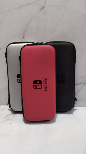 Tas Nintendo Switch OLED Zipper Case Nitendo Airfoam Bag Travel Pouch Hard Case Air Foam Hardcase