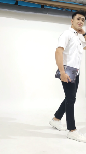 GDISTO Kemeja Pria Polos Lengan Pendek Warna Putih Bersih: Baju Pria Kantor Lengan Pendek Casual