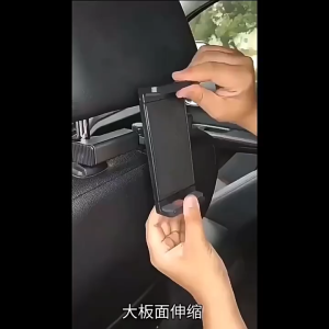 Giá treo ipad điện thoại xếp gọn dùng gắn lưng ghế trên xe hơi