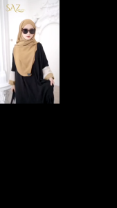FREE HIJAB GAMIS ABAYA  SET HIJAB POLOS KINARA DREES BUSUI FRIENDLY BAHAN CRINGKEL AIRFLOW PREMIUM