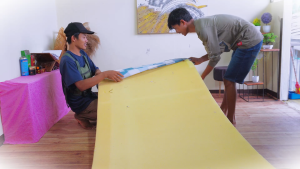 Sarung Kasur Resleting Motif Karakter Sprei Busa Resleting Motif LP