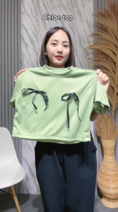 DX FASHION - CHLOE TOP PITA / LADY CROP TOP PITA COQUETTE -PN