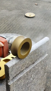 Mata Pinggul Bevel Granit Bullnose Emas 10mm & Roda Gerinda Diamond