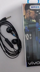 VIVO In-Ear Headphones Stereo BIG BASS 3.5mm Universal Plug dengan Mikrofon