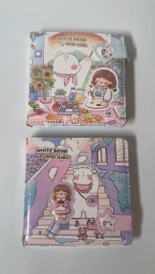Buku Catatan Girl and whiteBear / Buku Belajar / Dairy Book