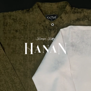 KATSAE - HANAN: Baju Koko Pria Dewasa Kemeja Koko Pria Lengan Panjang Katun Embos Premium