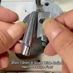 Steel Corong Heming Mesin Jahit Corong Jahit Berbagai Ukuran Corong Kelim Mesin Jahit Typical
