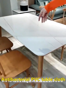 PVC Tablecloth Transparent Protective Pad Soft Glass Table Mat