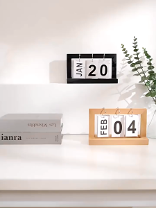 A Comprehensive Guide to Wooden Desk Calendars & Vintage Wood Flip Calendars