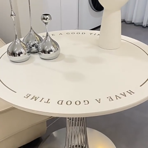 Taplak Meja Bulat Anti Air & Aesthetic