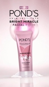 Ponds Bright Beauty Miracle Ultimate Clarity Niasorcinol Facial Foam 100gr 20x kekuatan mencerahkan & menutrisi Original BPOM