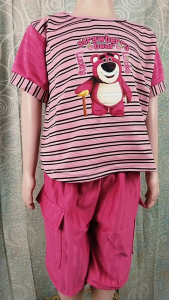 Setelan Kargo Anak Perempuan Celana Pendek Usia 2 Tahun Best Selling