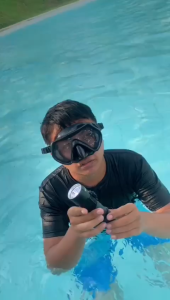 COD G-Gourd Senter LED Diving Flashlight Long Range Waterproof IPX8 P70 - G299 / Senter diving selam tahan anti air laut besi baterai besar tahan lama bagus berkualitas cas listrik super terang cuci gudang / senter diving waterproof penyelam menyelam