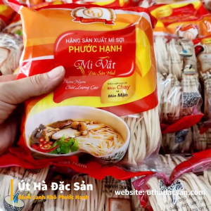 Bánh Canh Khô Huế - Mì Vắt Phước Hạnh Bịch 500gr Sợi Mì Thơm Ngon Dai Không Bở - Út Hà Đặc Sản