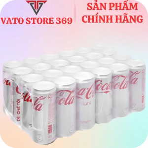 Nước ngọt có ga COCACOLA light lon 320ml
