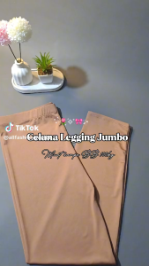 legging 3/4 polos Wanita Baha Spandek Jersey leggibg wanita tebal