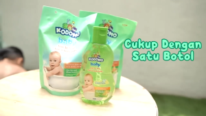Kodomo Baby Refill Pouch 450ml - Sabun Mandi & Pelembab Aroma Lavender untuk Kulit Sensitif Bayi