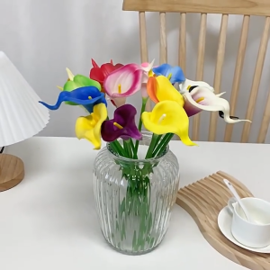 Bunga Dekorasi Harga Per TANGKAI / Bunga Palsu / Bunga Hiasan / Bunga Lily Plastik Bunga Calla Lily Hias Ornamen Pajangan Dekorasi Rumah Hiasan Cafe SH BP05