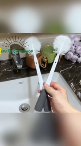 SPARK CART SHOP 1pcs Five-in-One Lazy Silicone Cup Brush Baby Bottle Brush Cleaning Appliance Long Handle Cup Brush360Degree Rotation Folding Bruch Head