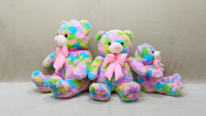 Boneka Teddy Bear Beruang Abstrak Pita Lucu Ukuran 35