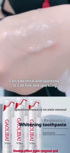 [In stock] Gaolibai Instant Tea Stain Whitening Toothpaste/Ubat Gigi Gaolibai/Ubat Gigi Pemutih/Toothpaste 120g