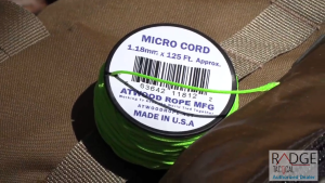 Atwood USA - Micro Cord - 10 Feet - Microcord 1.18mm diameter Paracord Made in the USA