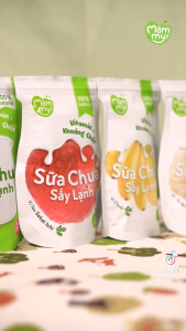 Sữa Chua Sấy Lạnh Mămmy Sữa Chua Sấy Khô Đồ Ăn Nhẹ Cho Bé Ăn Dặm Chống Hóc