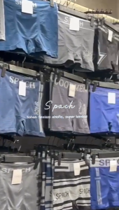 3 Pcs Celana Dalam Laki Laki SPACH T003 Seamless Motif Polos / CD Pria Dewasa