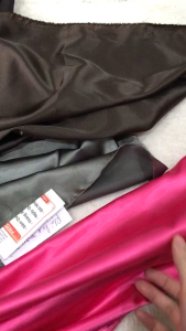 Vải Phi Lụa Màu Trơn Mềm Rũ Khổ 1m46 - Mặt Vải Láng Min Co Giãn Nhẹ Không Cần Lót - May Đầm Áo Kiểu